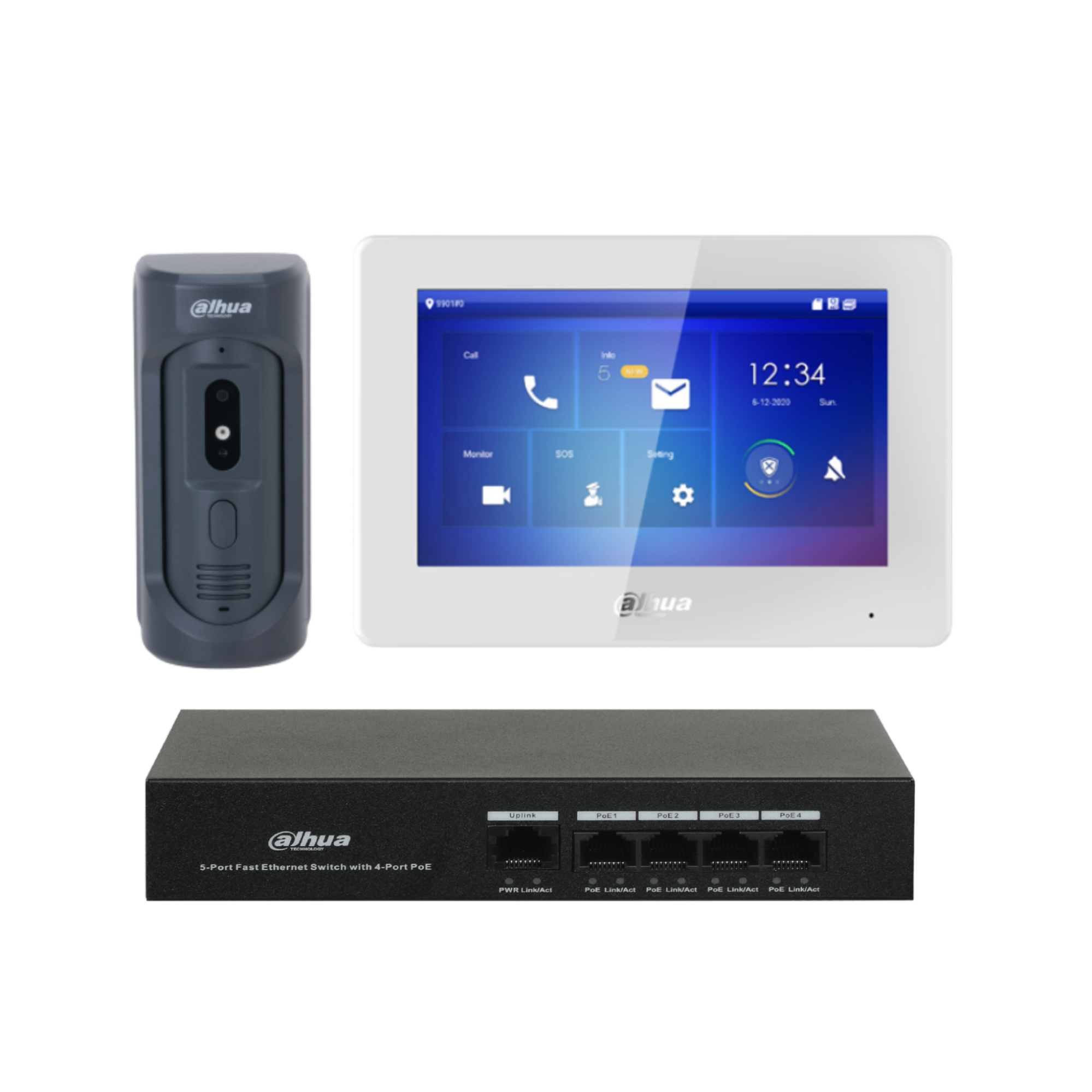 IP Intercom — 90° Swivel Station